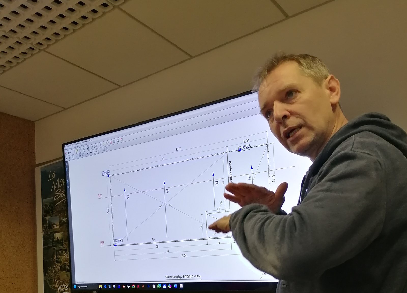 Pr&eacute;sentation du projet en r&eacute;union