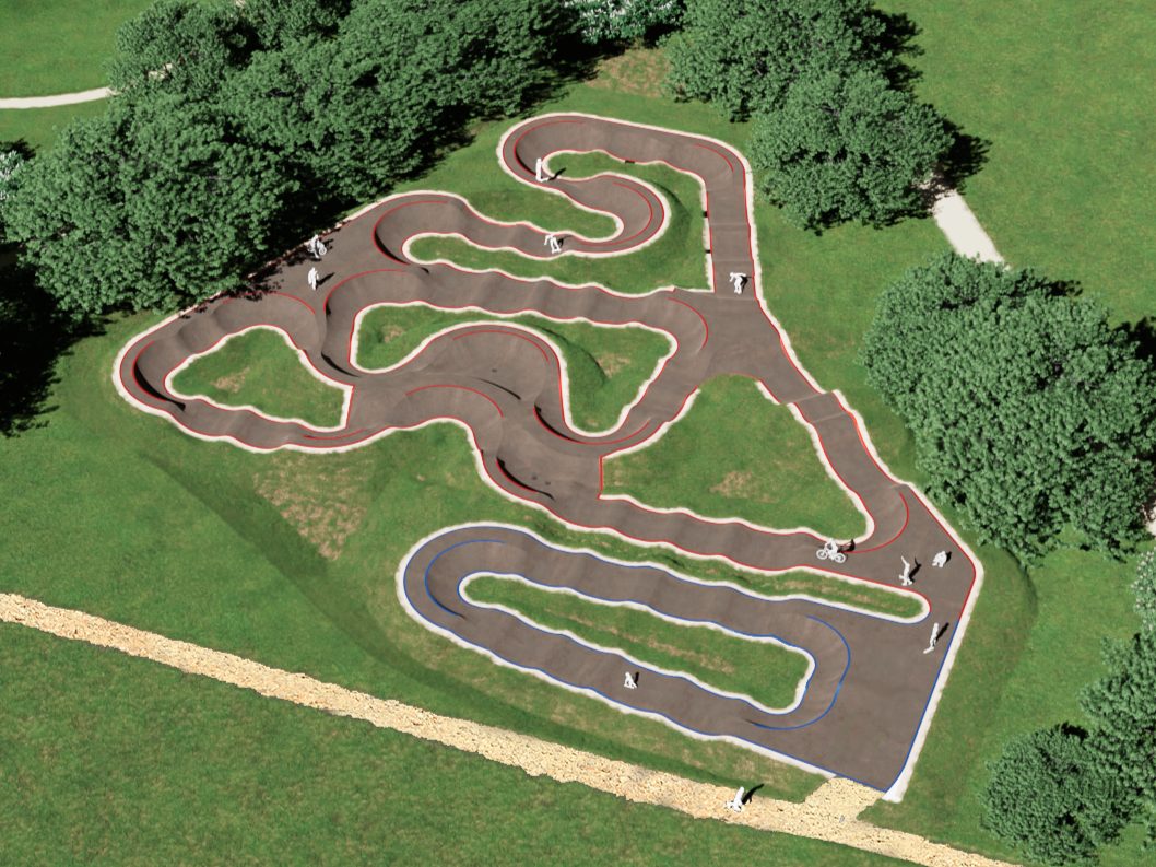 Pumptrack de Rennes Beauregard — vue 4