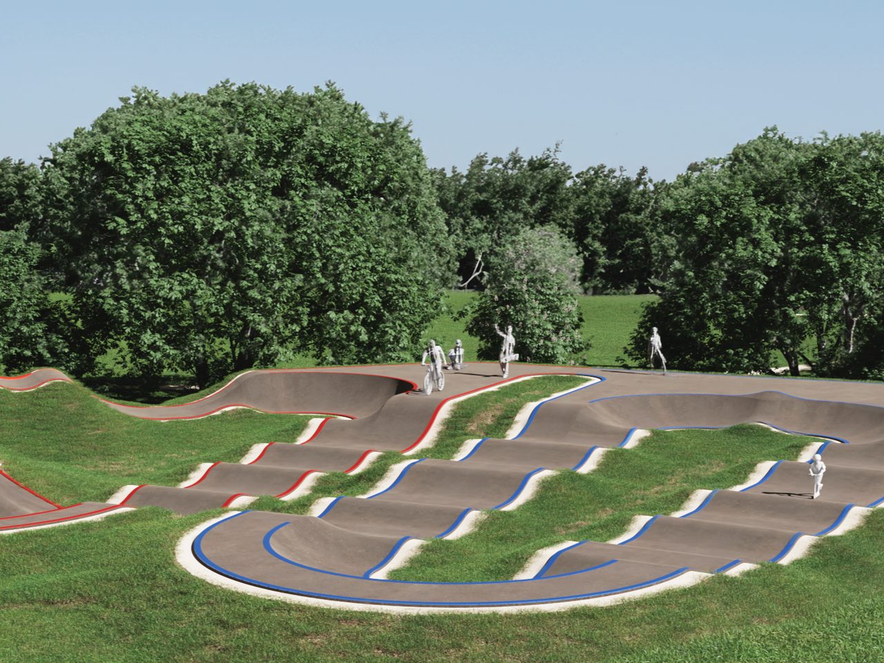 Pumptrack de Rennes Beauregard — vue 6