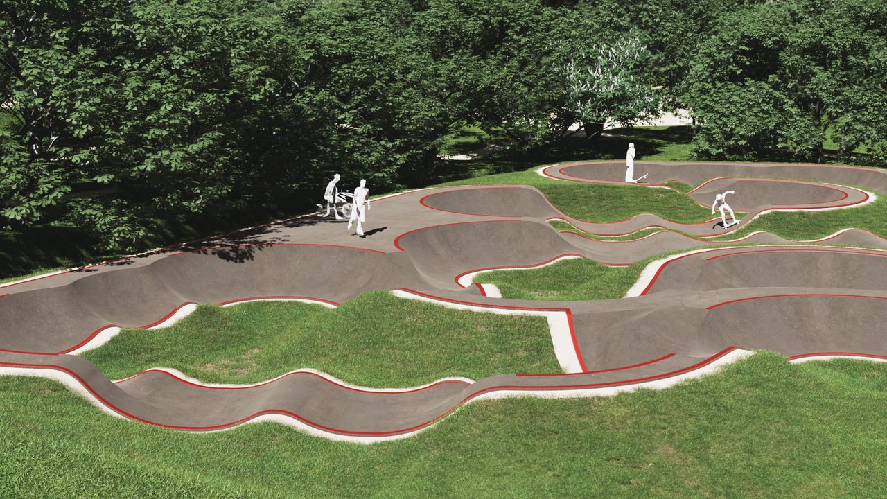 Pumptrack de Rennes Beauregard — vue 5