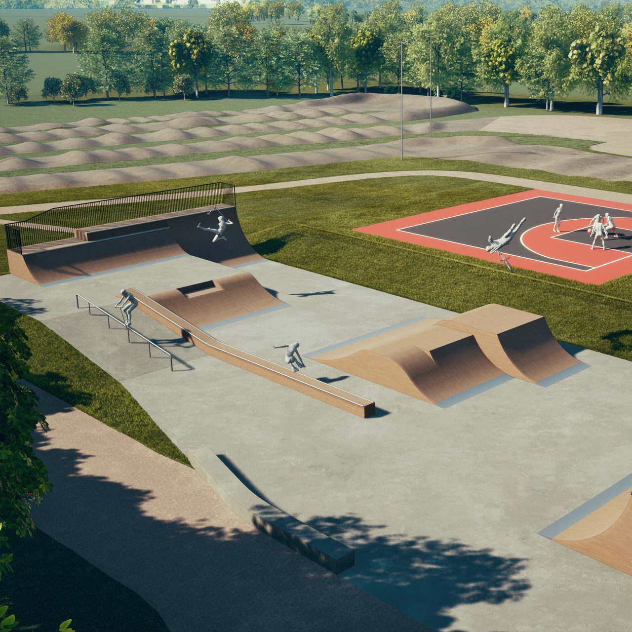 Skatepark d'Acigné — vue 5