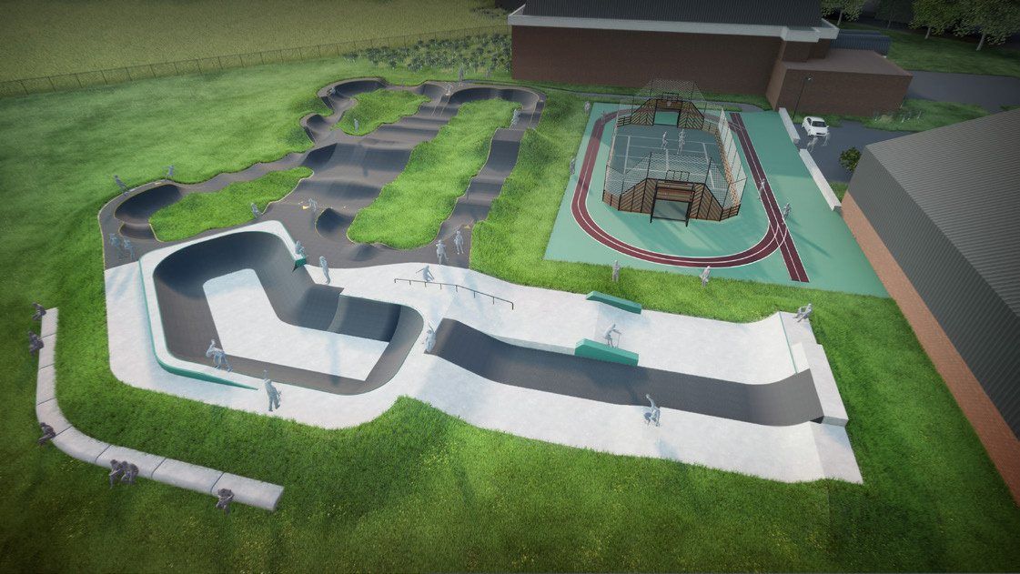 Complexe de glisse de Santes — vue 2