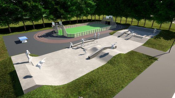 Skatepark d'Échiré — vue 3