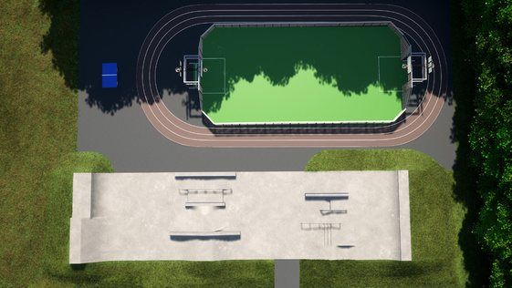 Skatepark d'Échiré — vue 4