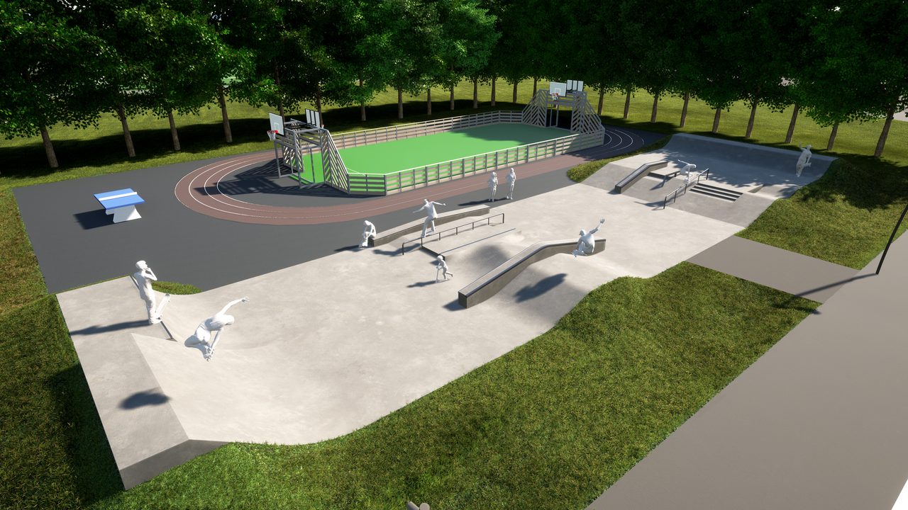 Skatepark d'Échiré — vue 6