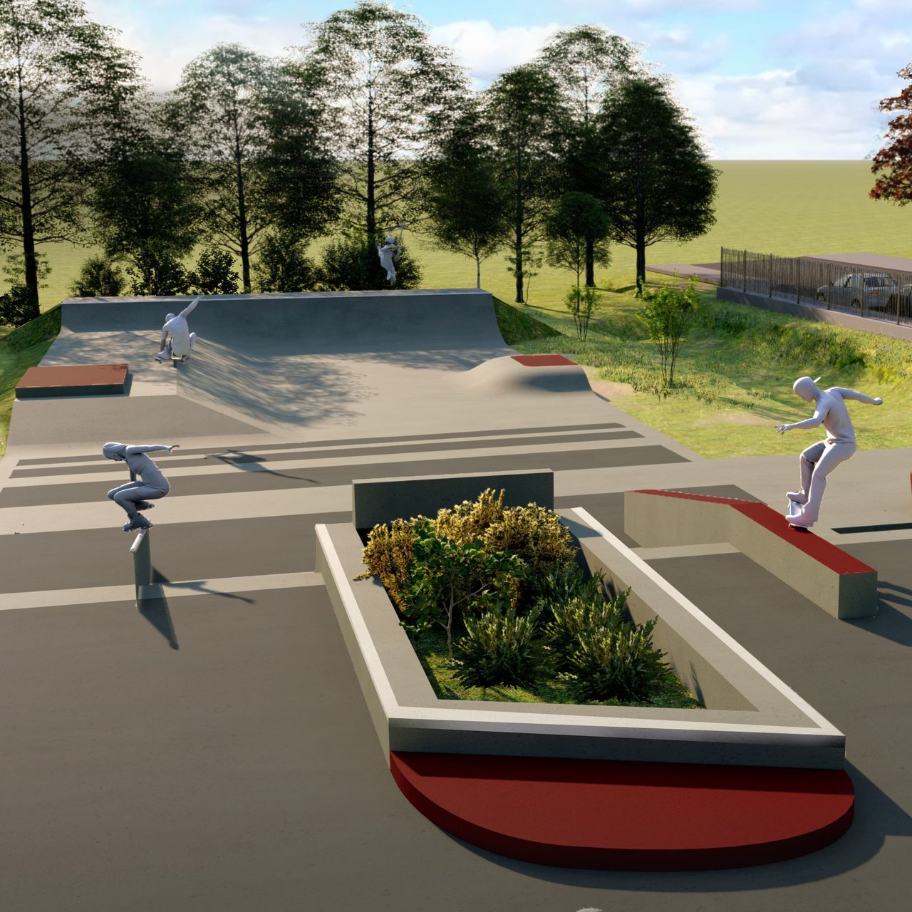 Skatepark de Moissy-Cramayel — vue 5