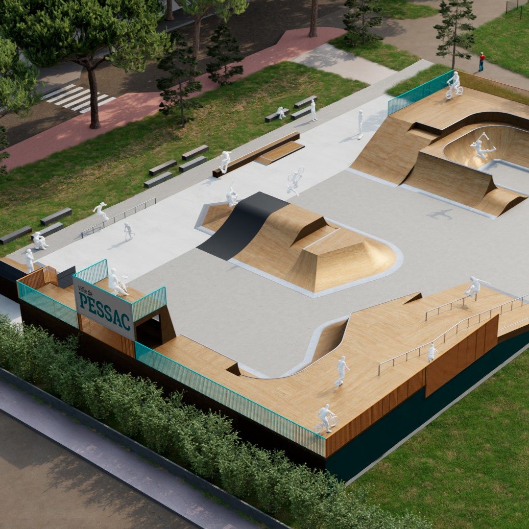 Skatepark de Pessac — vue 3