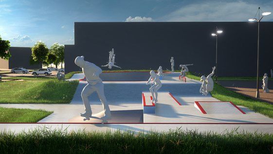 Skatepark de Saint-Agrève — vue 3