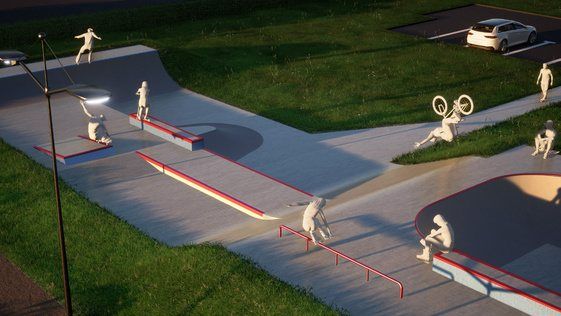 Skatepark de Saint-Agrève — vue 4