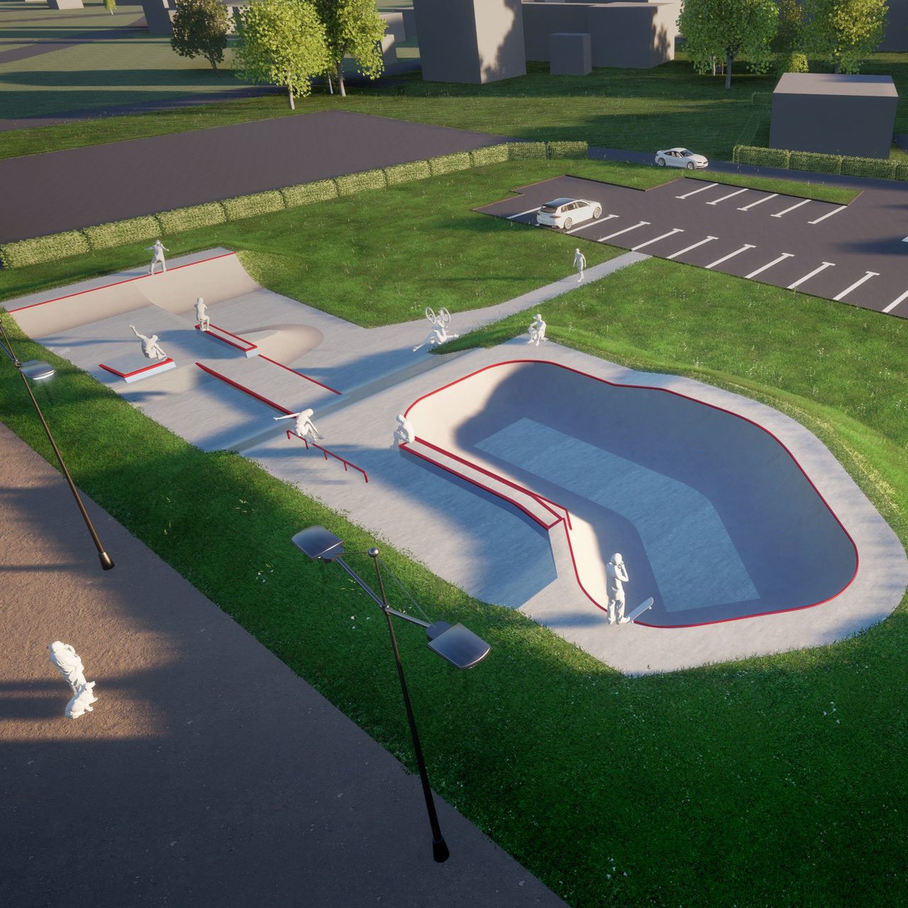 Skatepark de Saint-Agrève — vue 5