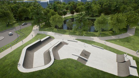 Skatepark de Talence — vue 2