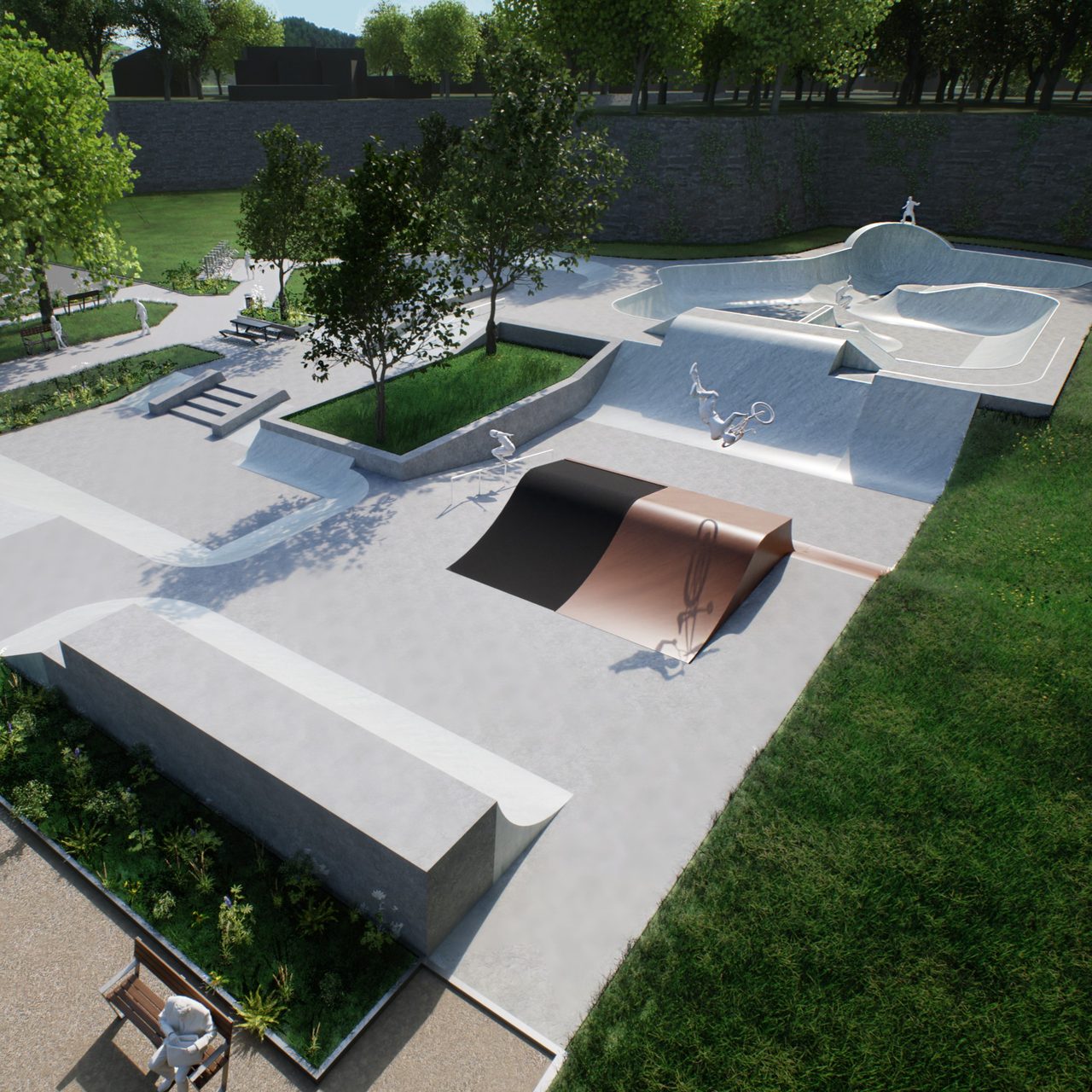 Complexe de glisse de Verdun — vue 2